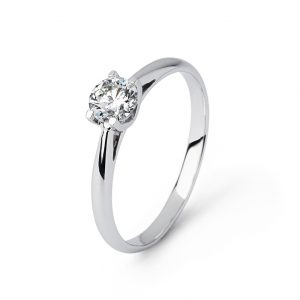 0.53ct Brilliant Cut Diamond Solitaire Ring-0