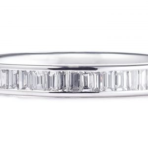 Baguette cut ring