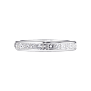 2.5mm 18ct White Gold Princess Cut Diamond Ring
