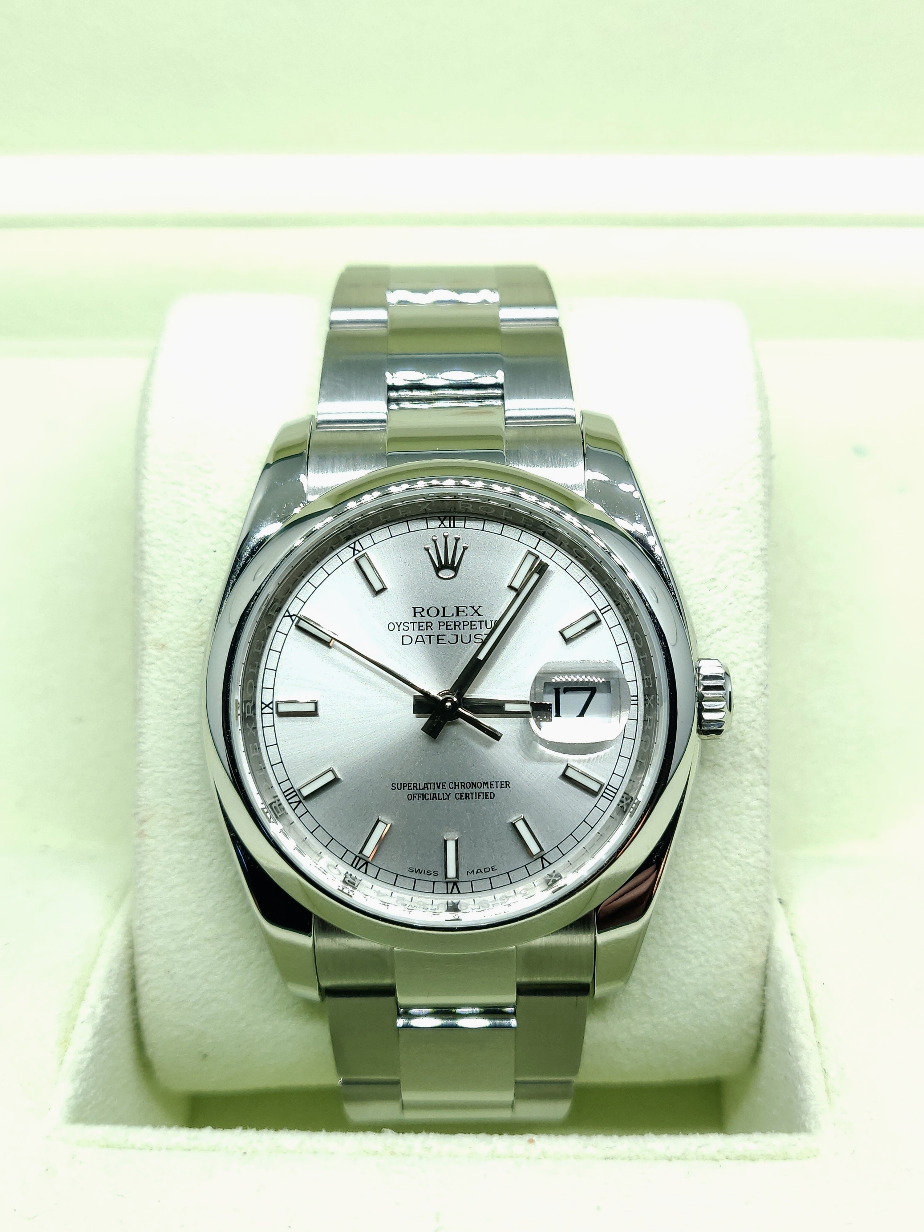 how to change date rolex datejust