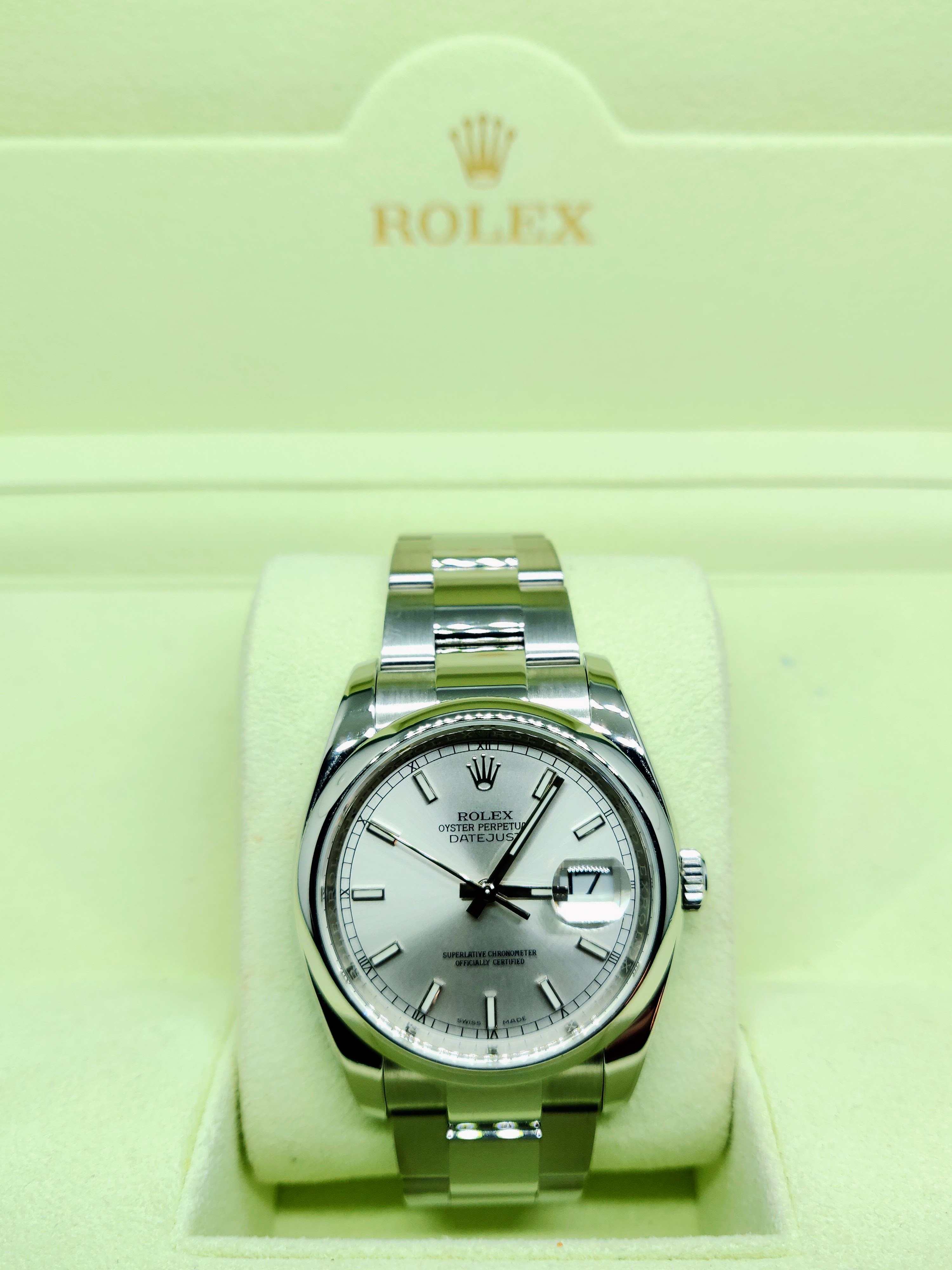 how to change date rolex datejust