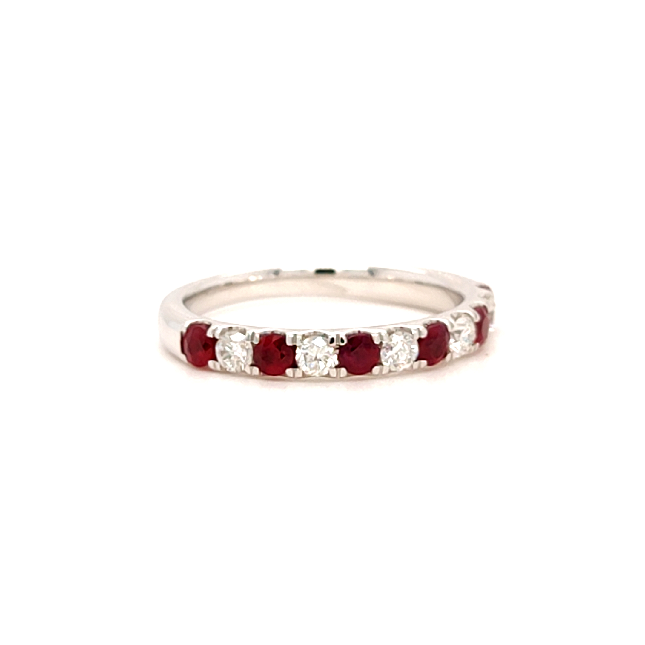 0.45ct Ruby and 0.30ct Diamond Ring