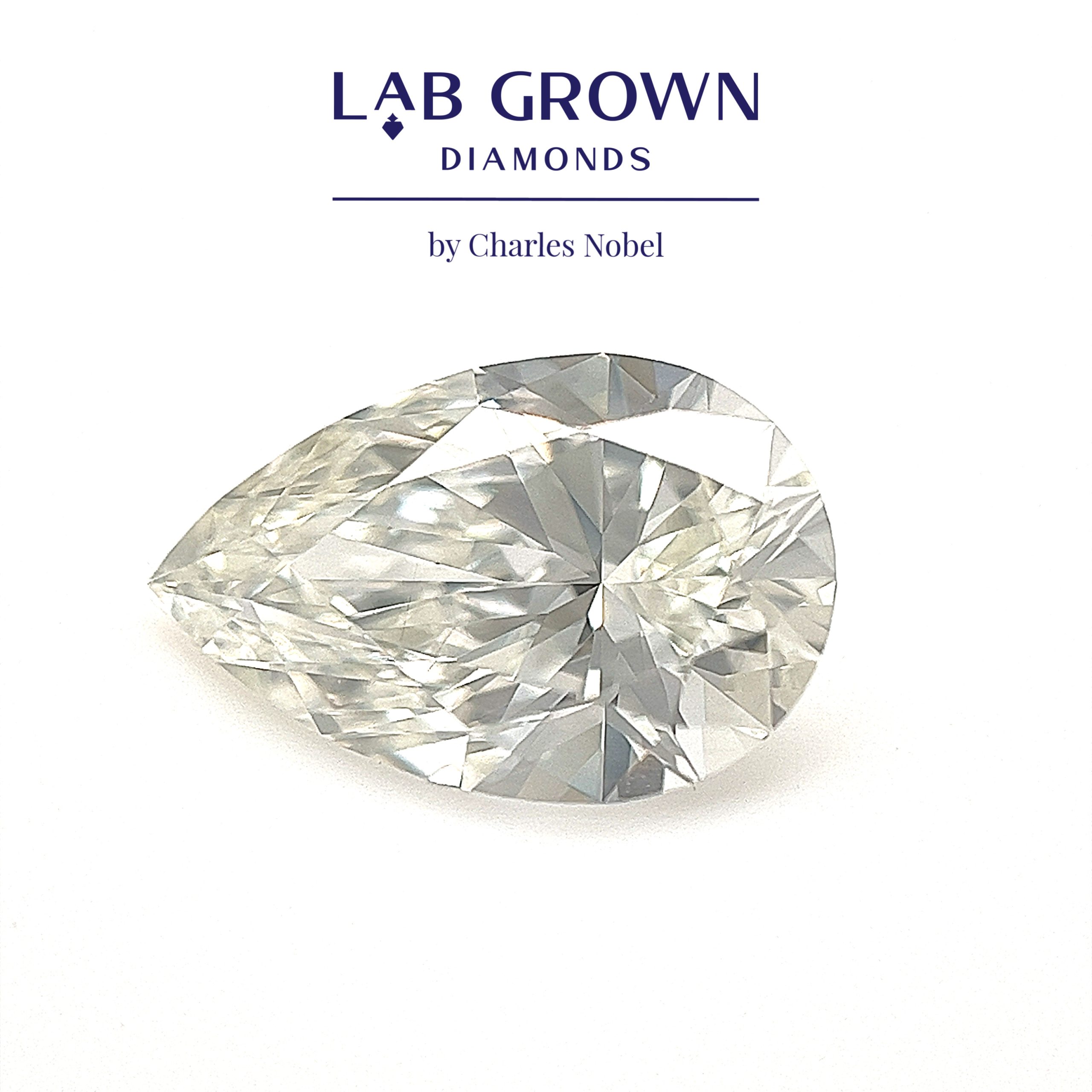 1.37ct, G Colour, VS1 Clarity, Lab Grown Pear Cut Diamond – Loose Diamond