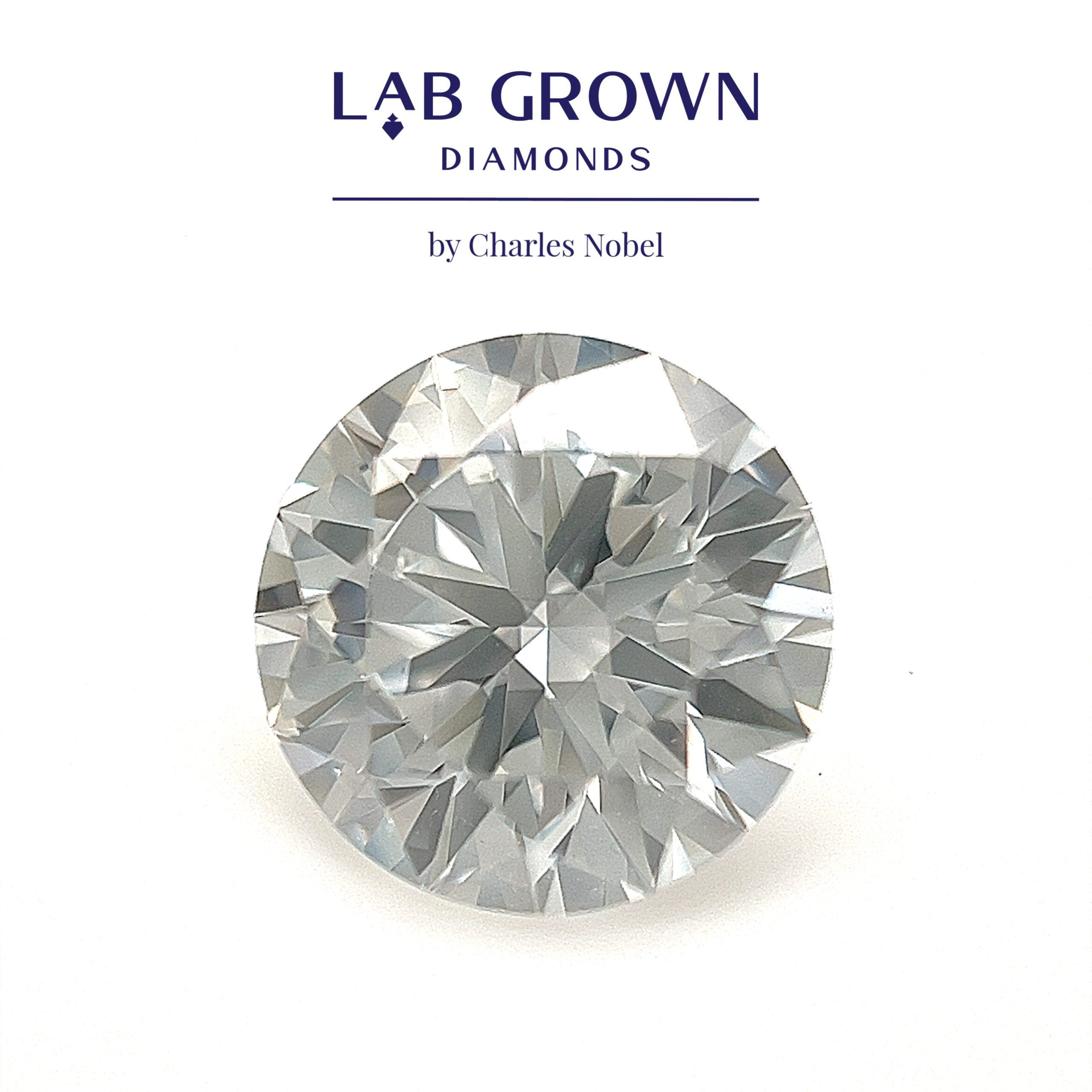 2.04ct, F Colour, VS2 Clarity, Lab Grown Brilliant Cut Diamond – Loose Diamond