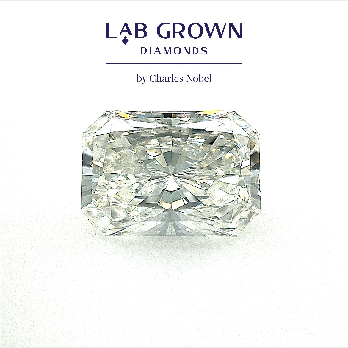 2.51ct F Colour, VS1 Clarity Radiant Cut Lab Grown Diamond