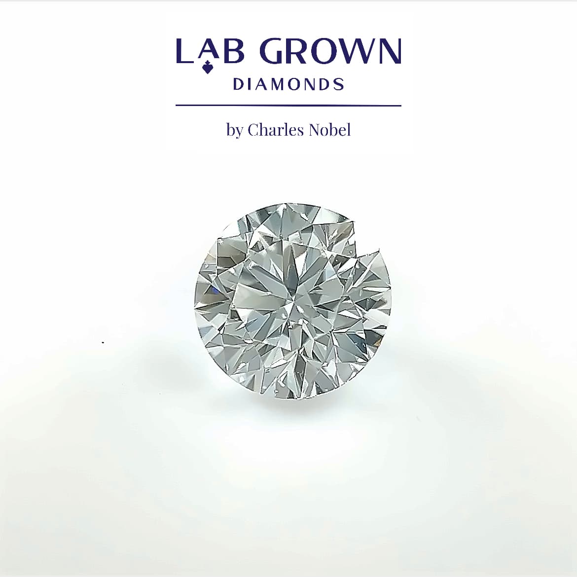 0.78ct D Colour, VS1 Clarity Round Brilliant Cut Lab Grown Diamond