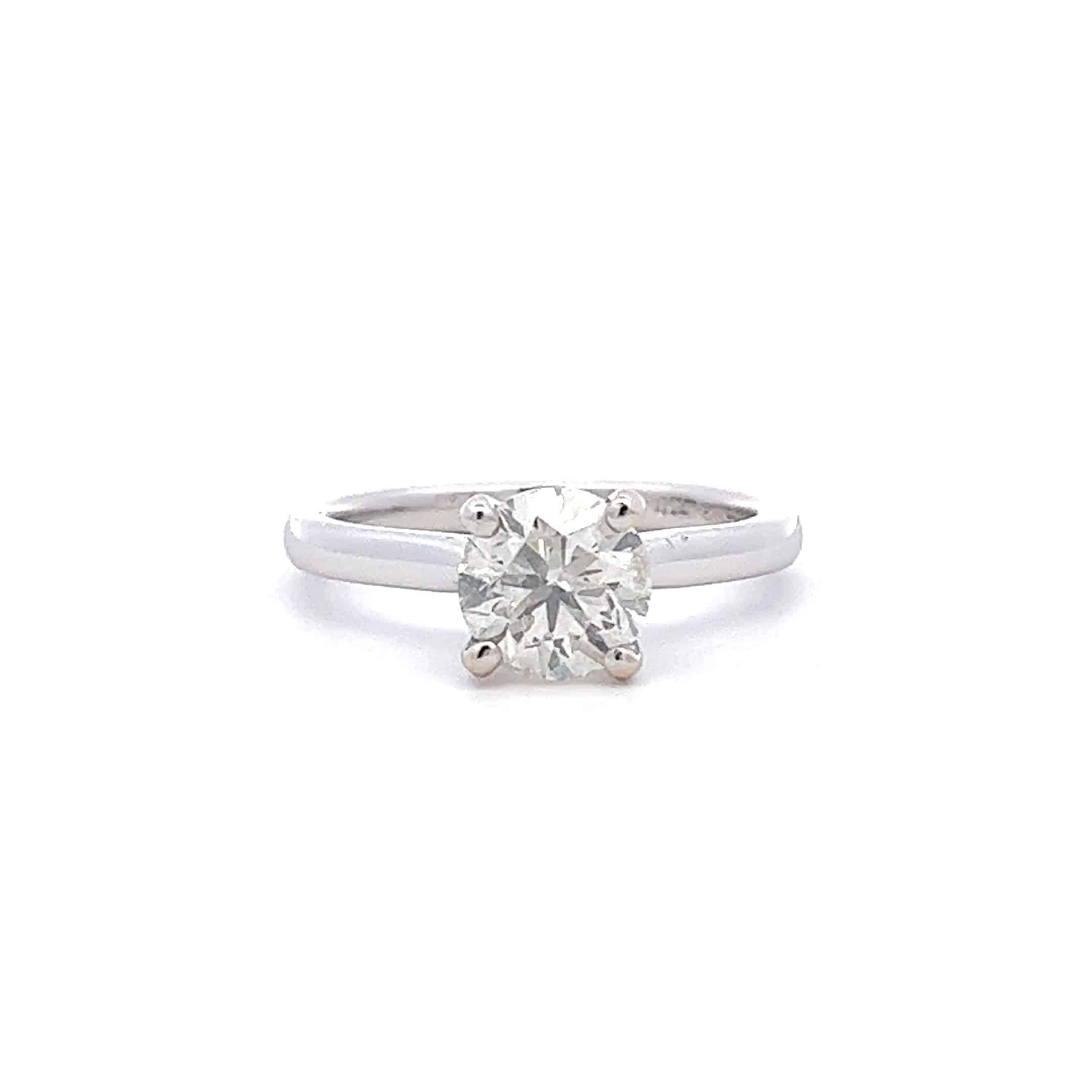 1.50ct Brilliant Cut Diamond in a 4 claw 18ct White Gold Setting