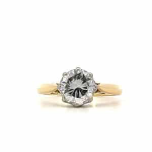 1.51ct Assessed Brilliant Cut Diamond Solitaire Ring in 18ct Gold - Pre-Owned