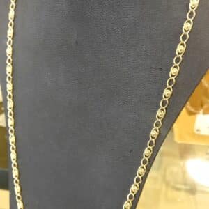 Pre-Owned 9ct Yellow Gold unusual Chain Necklace