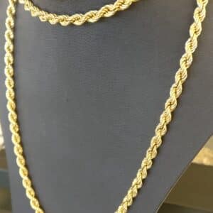 Yellow Gold Rope Chain Pre-Owned