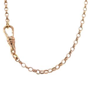 Preowned 9ct Rose Gold 21" necklace