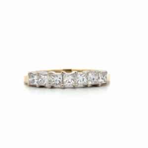 Charles Nobel Pre-Owned 0.49ct est Princess Cut Diamond Ring